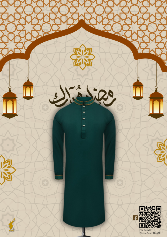 Elite Quality Embroidered Panjabi - Image 3